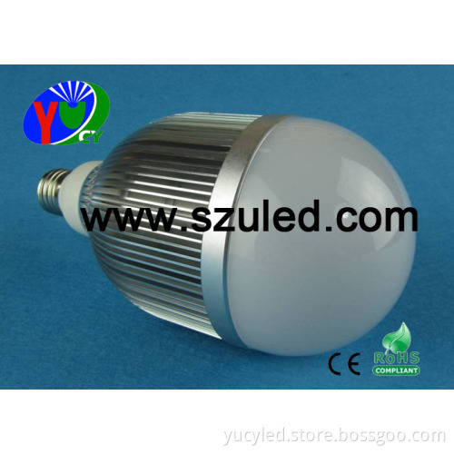 E27 Acrylic Milky Cover LED Bulb Light (YC-3055(18*1W))
